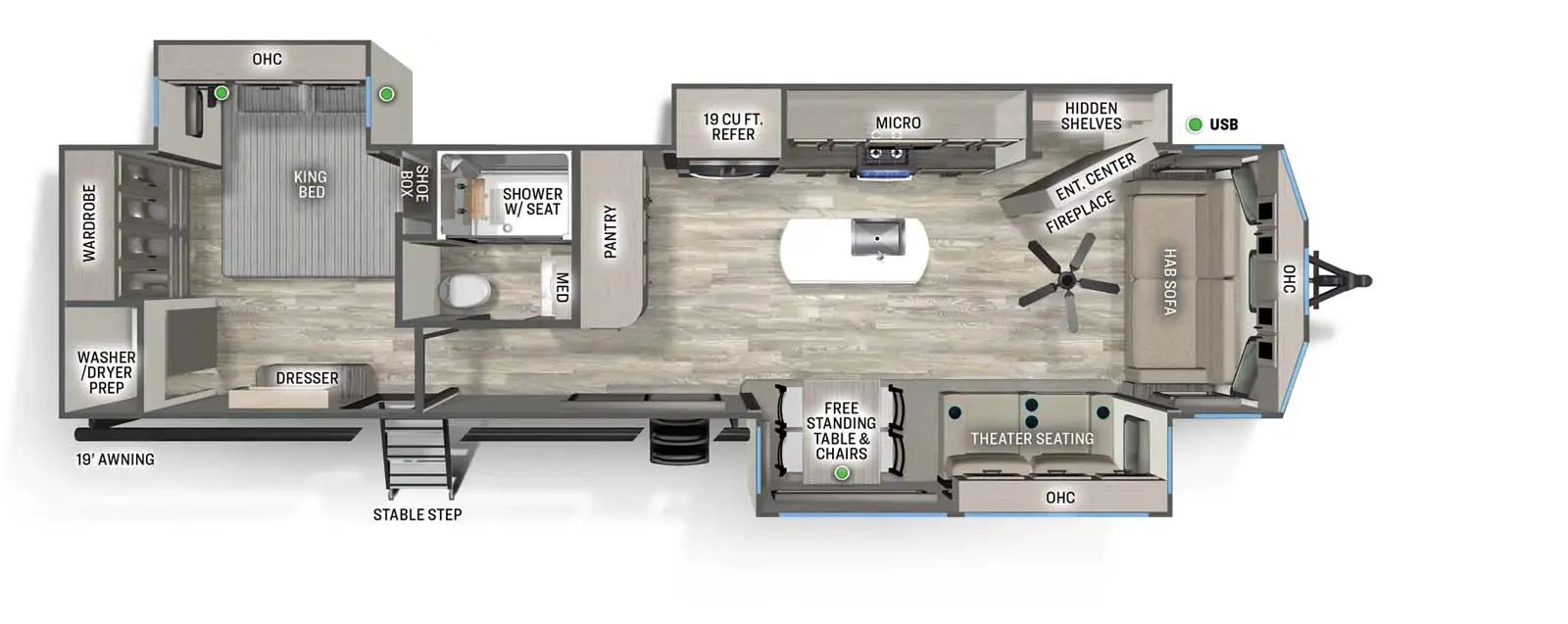 401FLX Floorplan Image